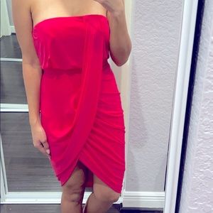 BCBG hot pink dress